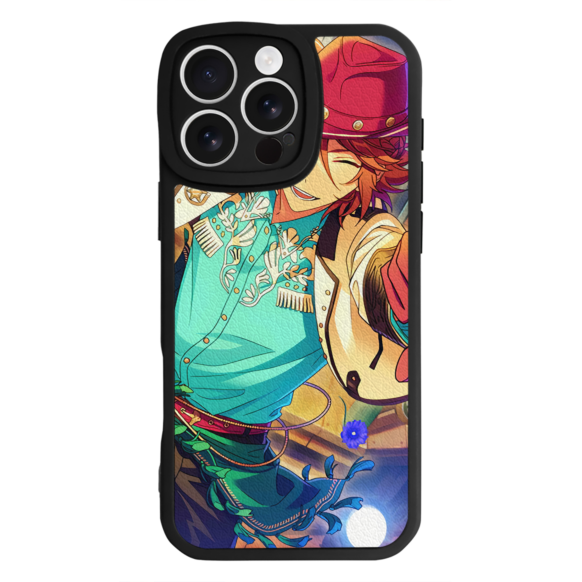 （画像用） あんさんぶるスターズ! Ensemble Stars 【iPhone 16シリーズ対応】シリコンスマホケース（レザー調） 材質：シリコン